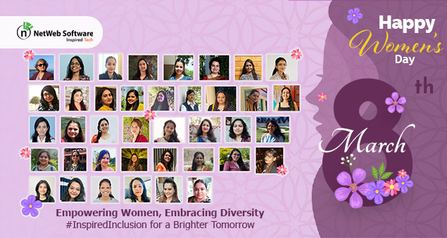 women employees participating in activities celebrating inclusion on women’s day 2024