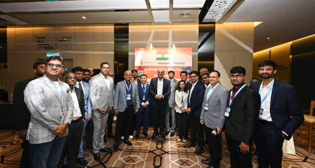 NetWeb team representing at PIKOM Lead Summit 2024 building global partnerships through NASSCOM collaboration