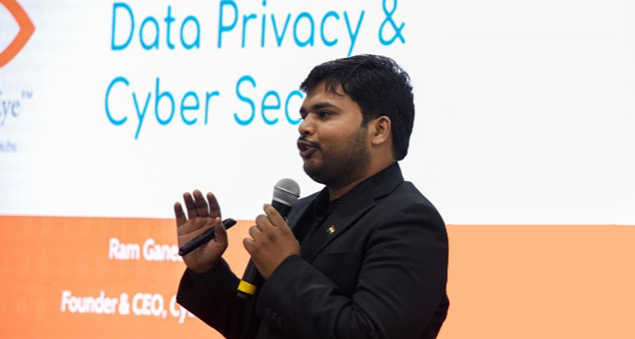 vp ankit shah leading discussion on cybersecurity awareness