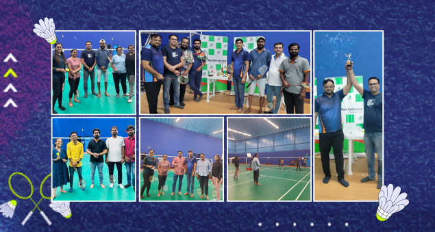Highlights from NetWeb Badminton League 2024 showcasing energy teamwork and sportsmanship