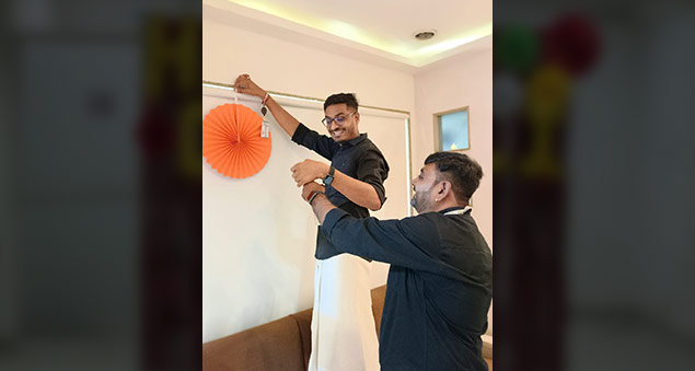 team enjoying diwali 2022 with cultural programs and festive lights