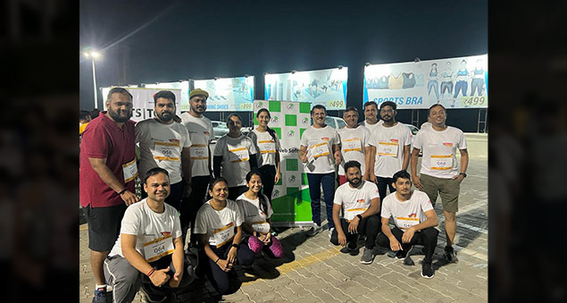 employees participating in the 2022 global goals run in collaboration with aiesec