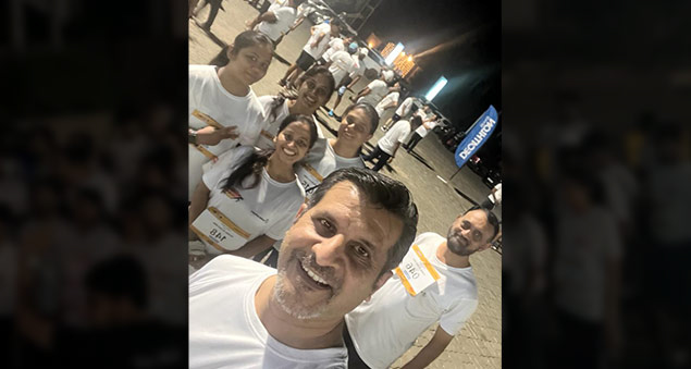 employees participating in the 2022 global goals run in collaboration with aiesec