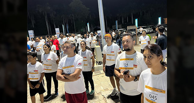 employees participating in the 2022 global goals run in collaboration with aiesec