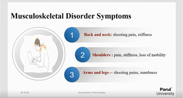 employees attending a health and ergonomics awareness session for workplace wellness