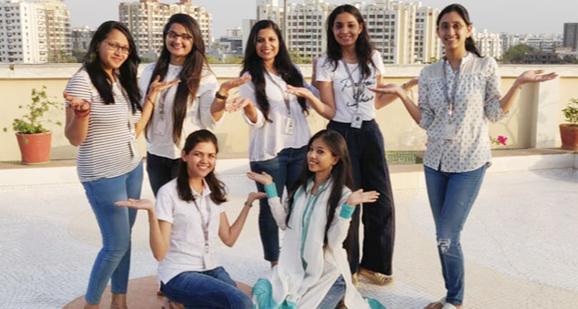 team celebrating women’s day with events honoring women leaders and team members