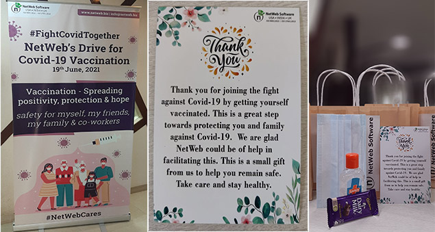 employees getting vaccinated or participating in health awareness activity