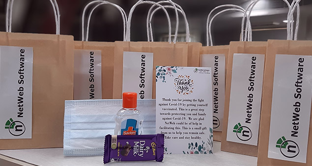 employees getting vaccinated or participating in health awareness activity