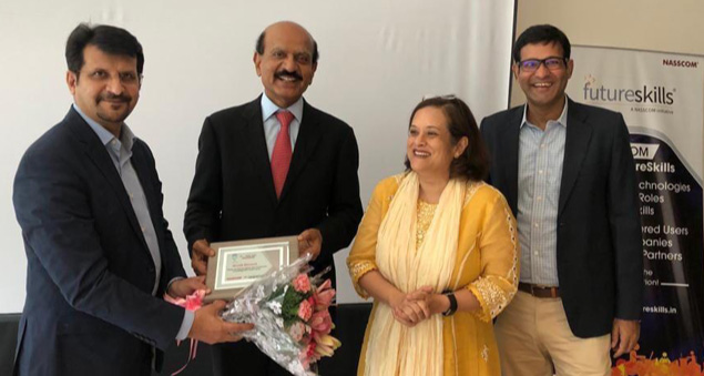 ceo recognized by nasscom for leadership and contributions