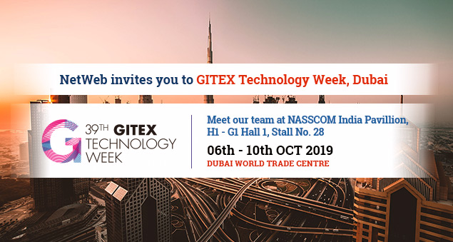 invitation to meet the team at gitex technology week dubai 2019