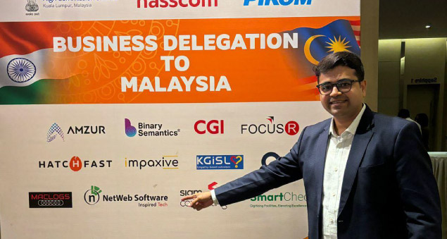 NetWeb team representing at PIKOM Lead Summit 2024 building global partnerships through NASSCOM collaboration